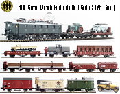 1930s German Deutsche Reichsbahn Mixed Goods Train